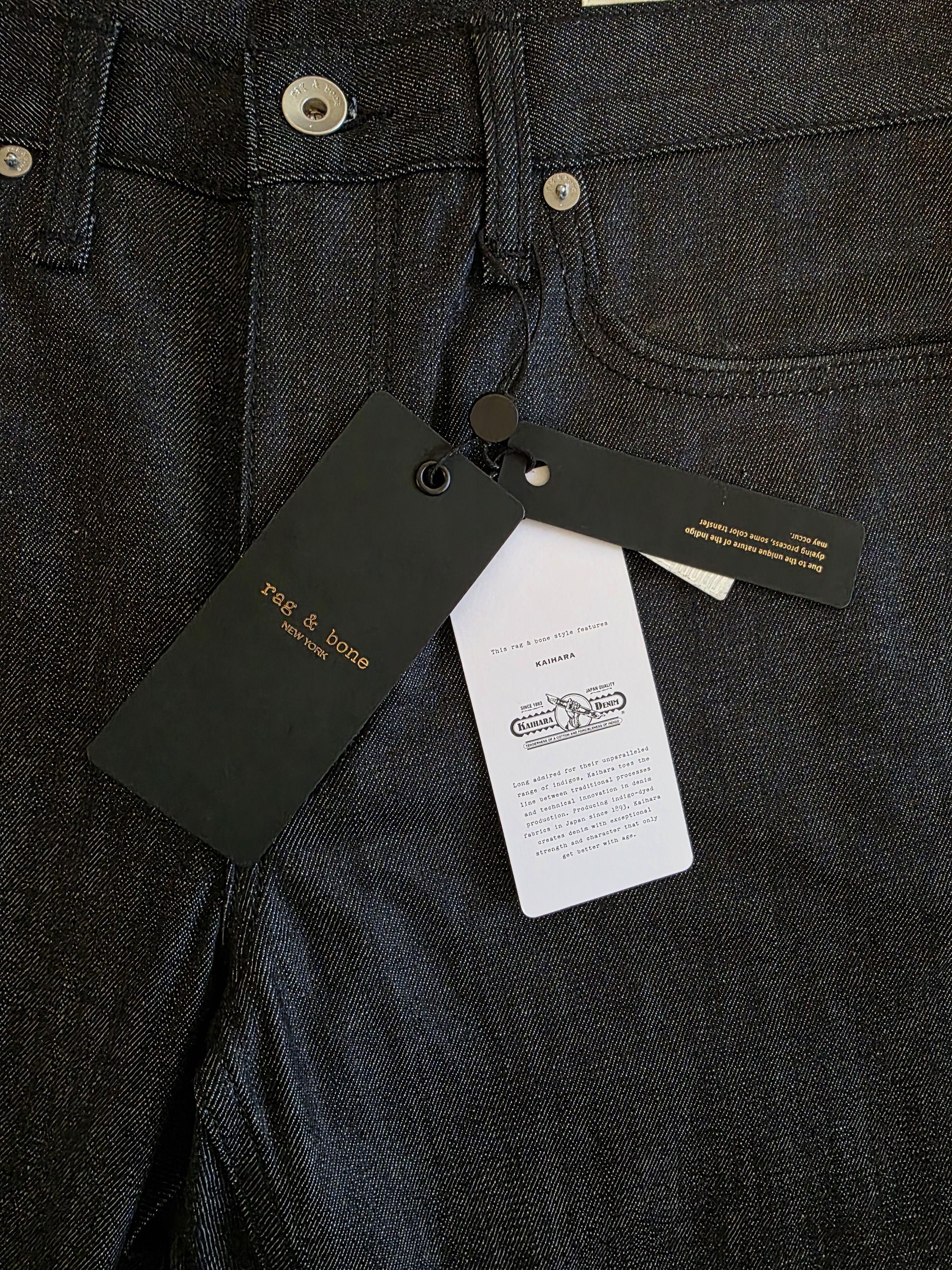 Rag & Bone Raw Denim Jeans Fit 2 Size US 30 / EU 46 - 6 Thumbnail