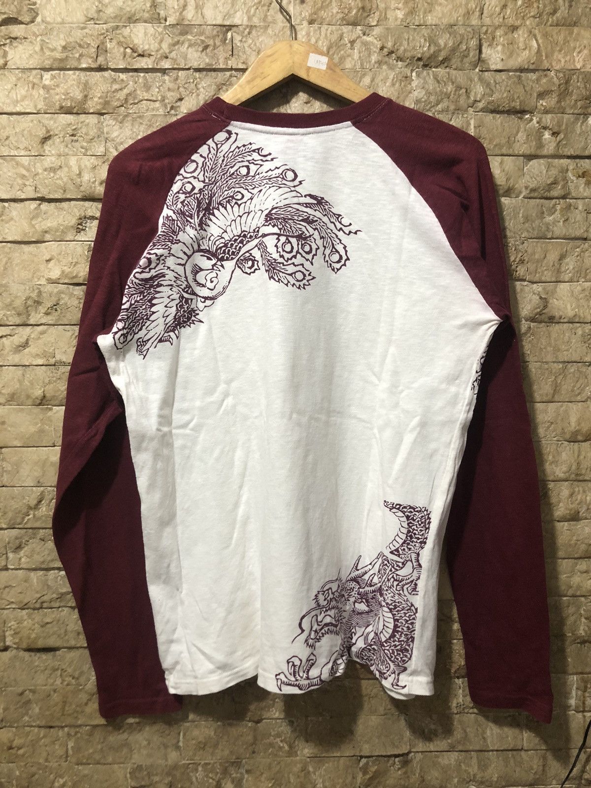 Japanese Brand Sukajan Peacock and Dragon Size US L / EU 52-54 / 3 - 4 Thumbnail