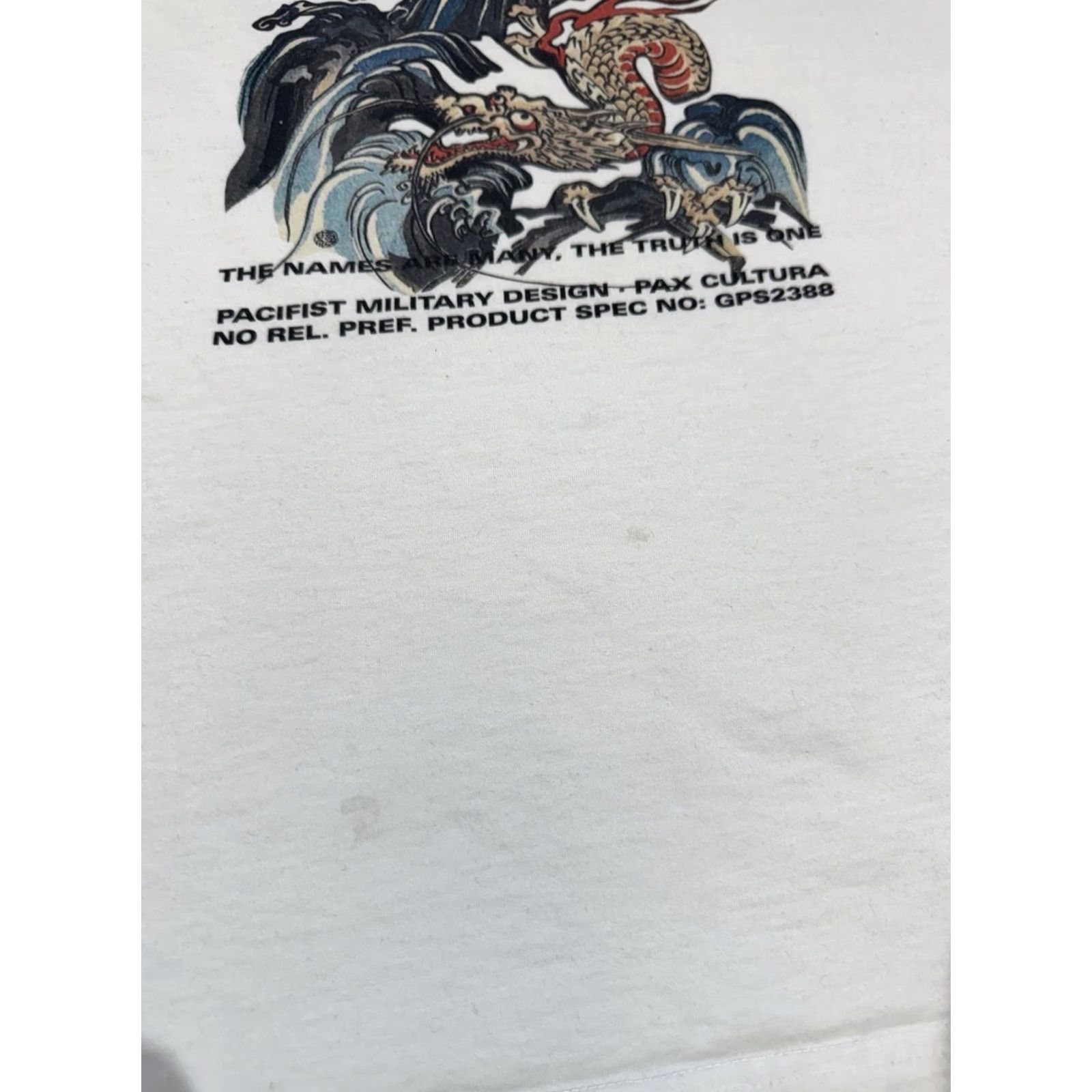 Maharishi Maharishi White T-Shirt Short Sleeve Crew Neck Size M Mens Size US M / EU 48-50 / 2 - 7 Thumbnail