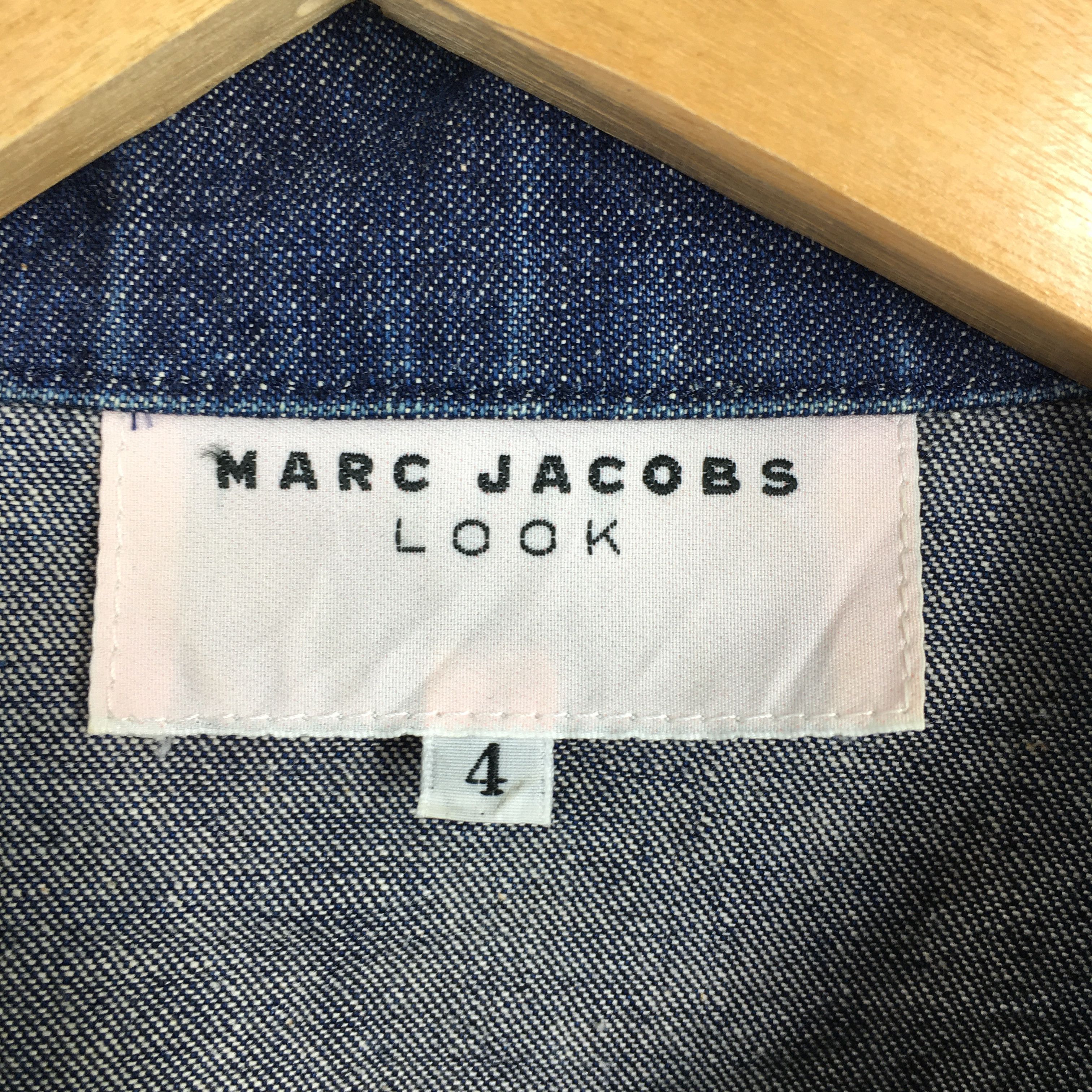 Designer × Marc Jacobs Vintage Marc Jacobs Blue Denim Women Shirt XS Size XS / US 0-2 / IT 36-38 - 4 Thumbnail