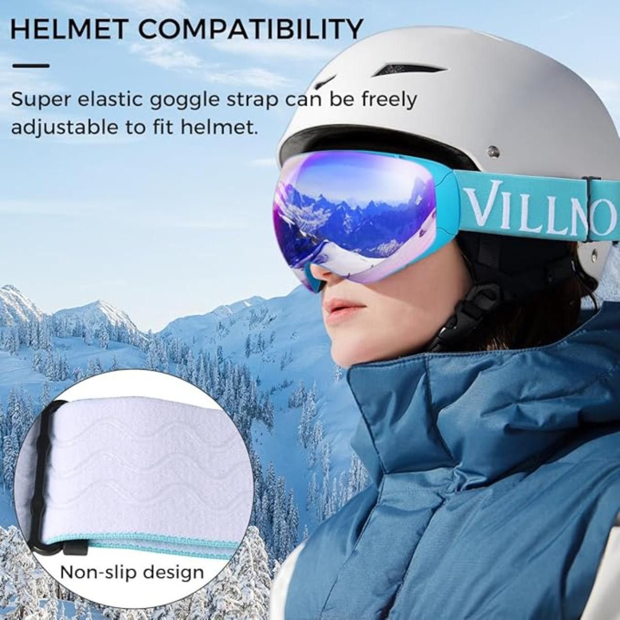 Other OTG Ski Blue Goggles UV400 Anti-Fog Size ONE SIZE - 2 Thumbnail