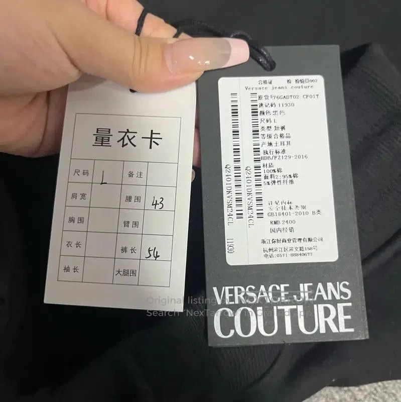 Versace Versace Black Cotton Men's Shorts . Size US 34 / EU 50 - 4 Thumbnail