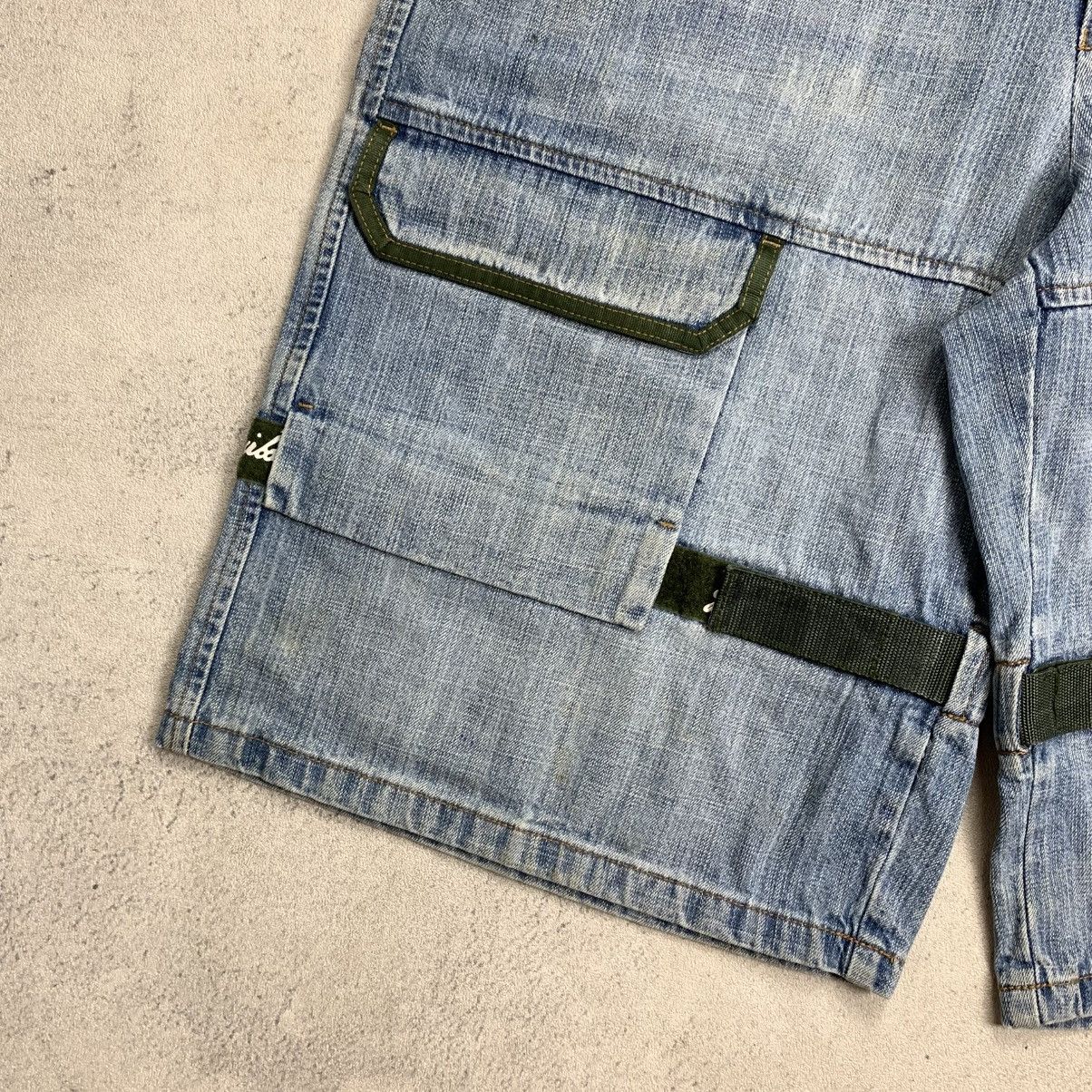 Marithe + Francois Girbaud Girbaud Baggy Jorts Denim Short Pants Multi Pocket Size US 38 / EU 54 - 6 Thumbnail