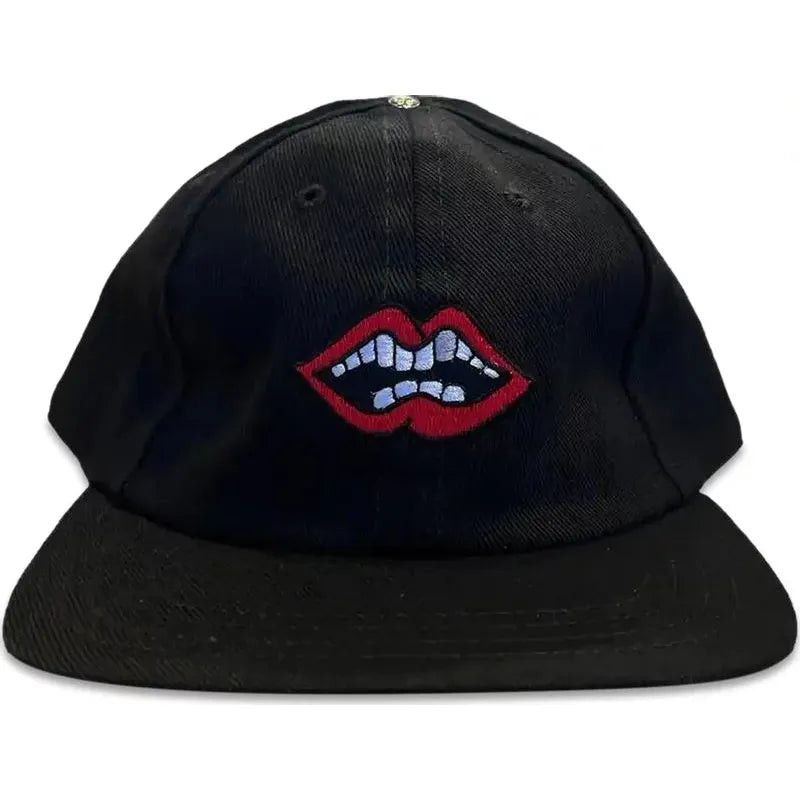 Chrome Hearts Matty Boy Chomper Leather Strapback Hat Black Size ONE SIZE - 1 Thumbnail