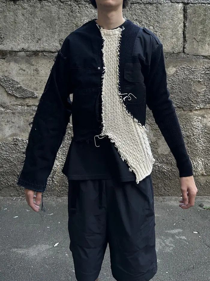 Japanese Brand HANDMADE FROM PARIS AVANTGARDE DARKBLACK FREE WW SHIPPING Size US XL / EU 56 / 4 - 1 Thumbnail