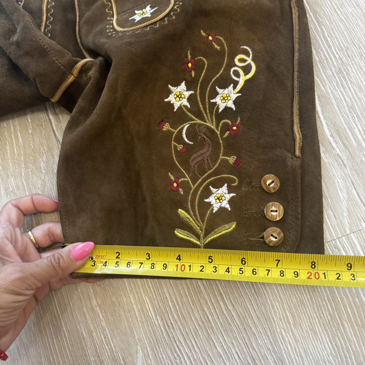 Other Stockerpoint Vintage Leather Shorts Octoberfest Bavarian Size 26" / US 2 / IT 38 - 7 Thumbnail