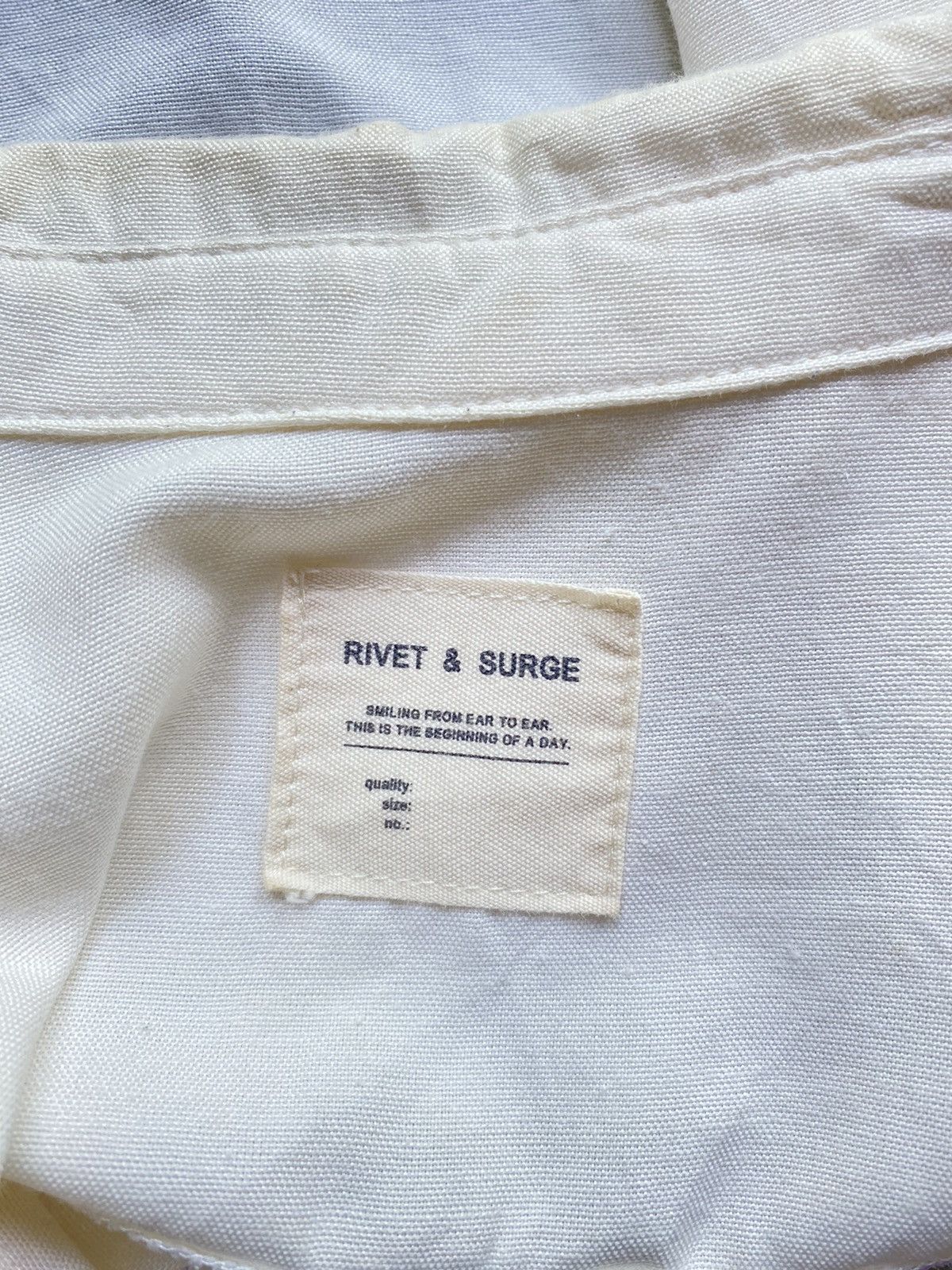 Designer × Japanese Brand RIVET & SURGE shirt Size US M / EU 48-50 / 2 - 5 Thumbnail