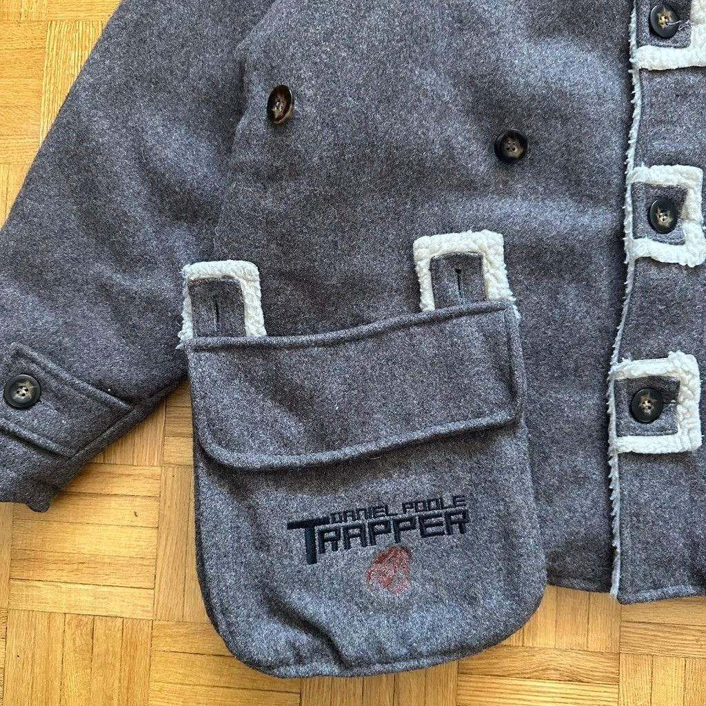 Vintage Vintage Daniel Poole Trapper Wool Sherpa Jacket Rave Jacket Size US XL / EU 56 / 4 - 7 Thumbnail