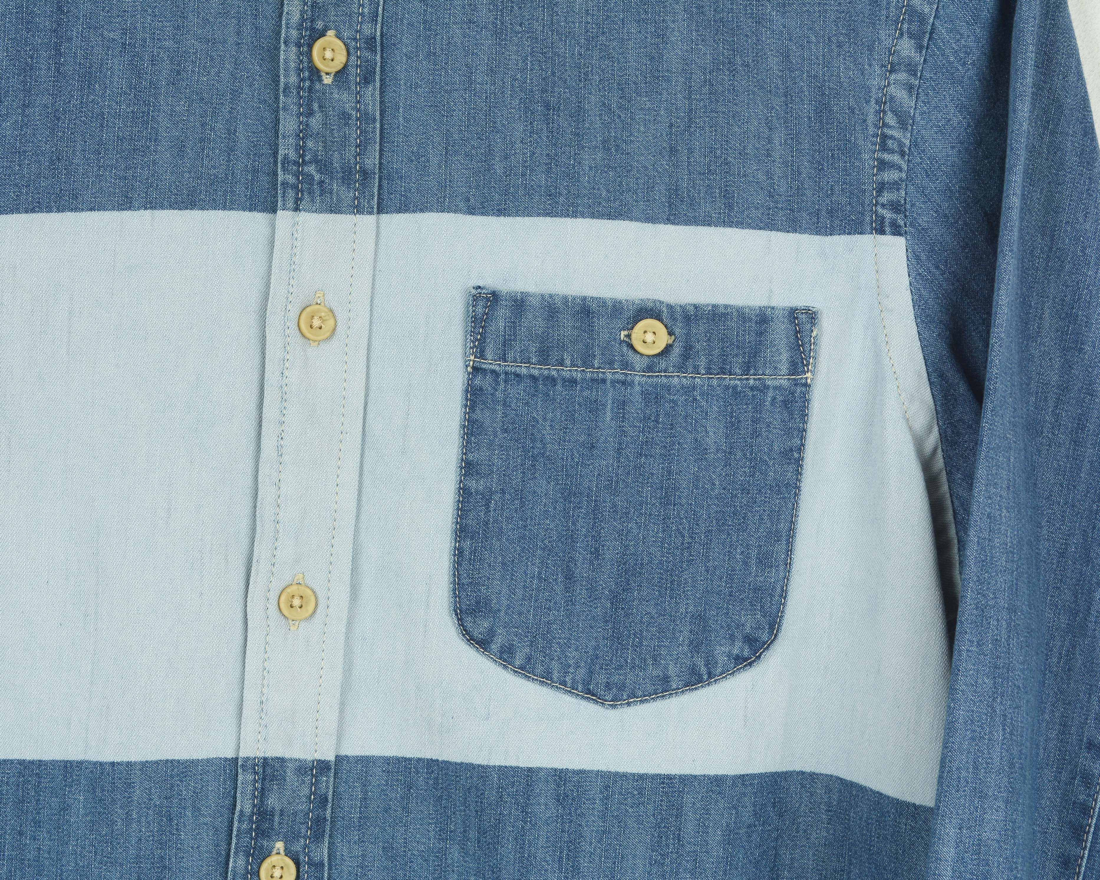 Asos ASOS Casual Denim Shirt M Jean Long Sleeve Button Up Size US M / EU 48-50 / 2 - 3 Thumbnail