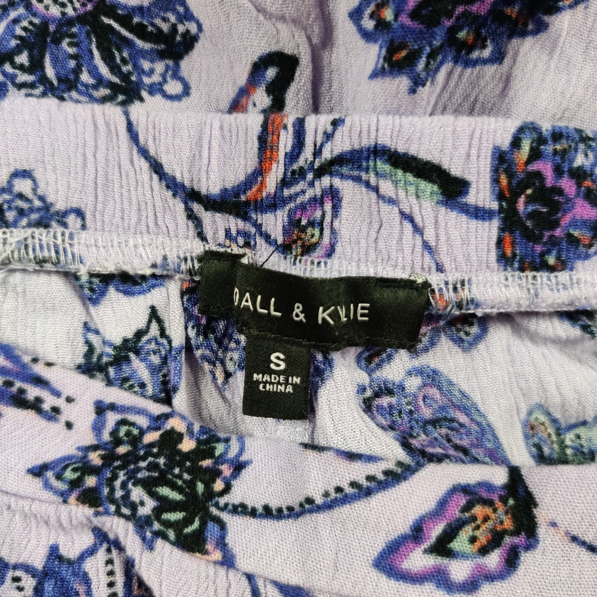 Other Kendall & Kylie Cami Tank Top Shorts Set S Purple Floral Coq Size S / US 4 / IT 40 - 5 Thumbnail