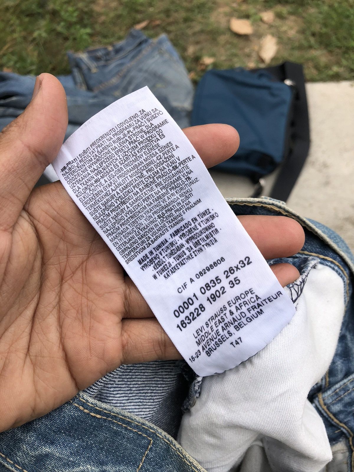 Levi's TWIST LEG⚡️⚡️VINTAGE LEVIS JEANS Size US 26 / EU 42 - 3 Thumbnail