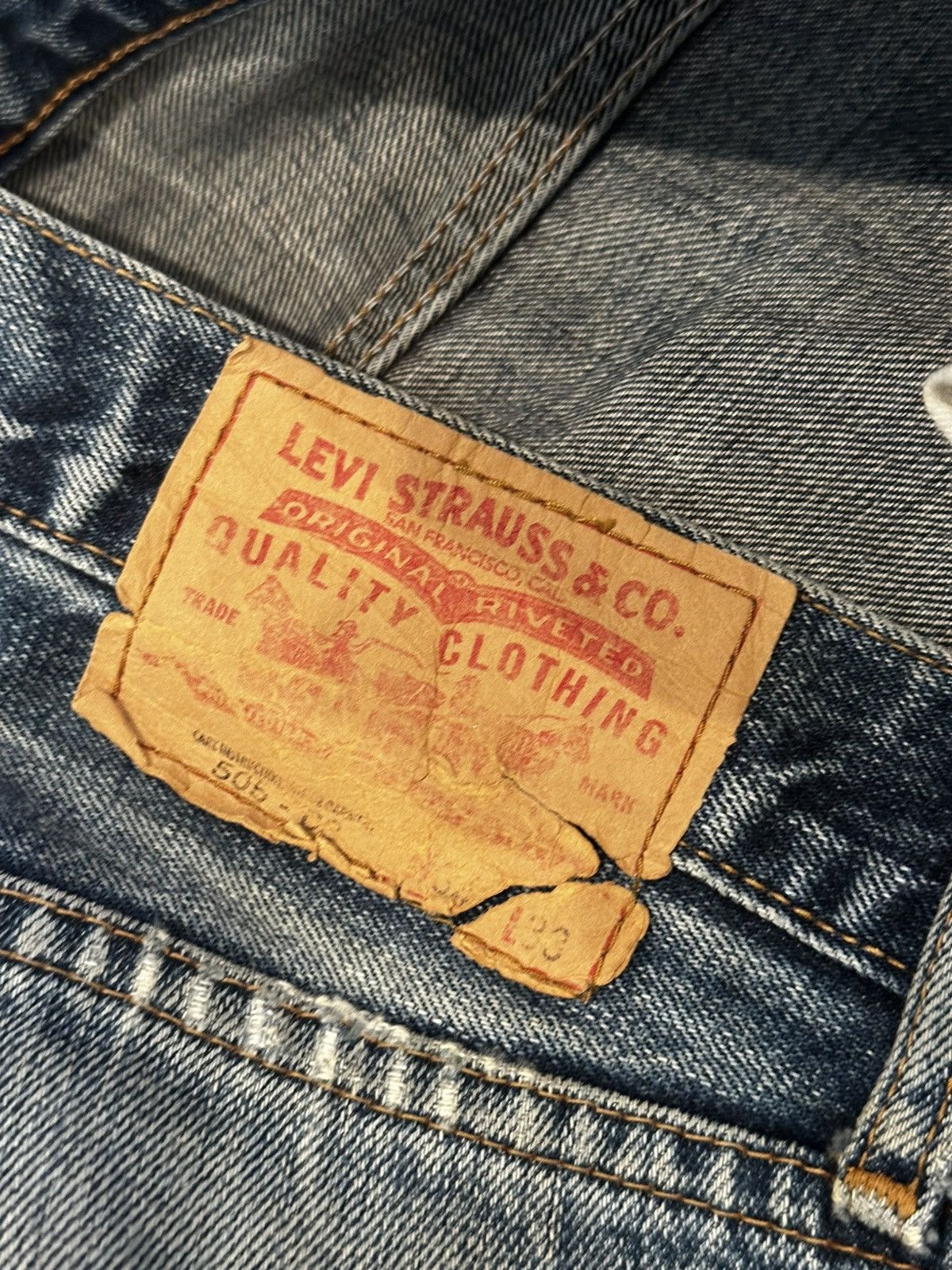 Levi's Rare Vintage Distressed Mud Wash Levis Pants Size US 34 / EU 50 - 12 Thumbnail