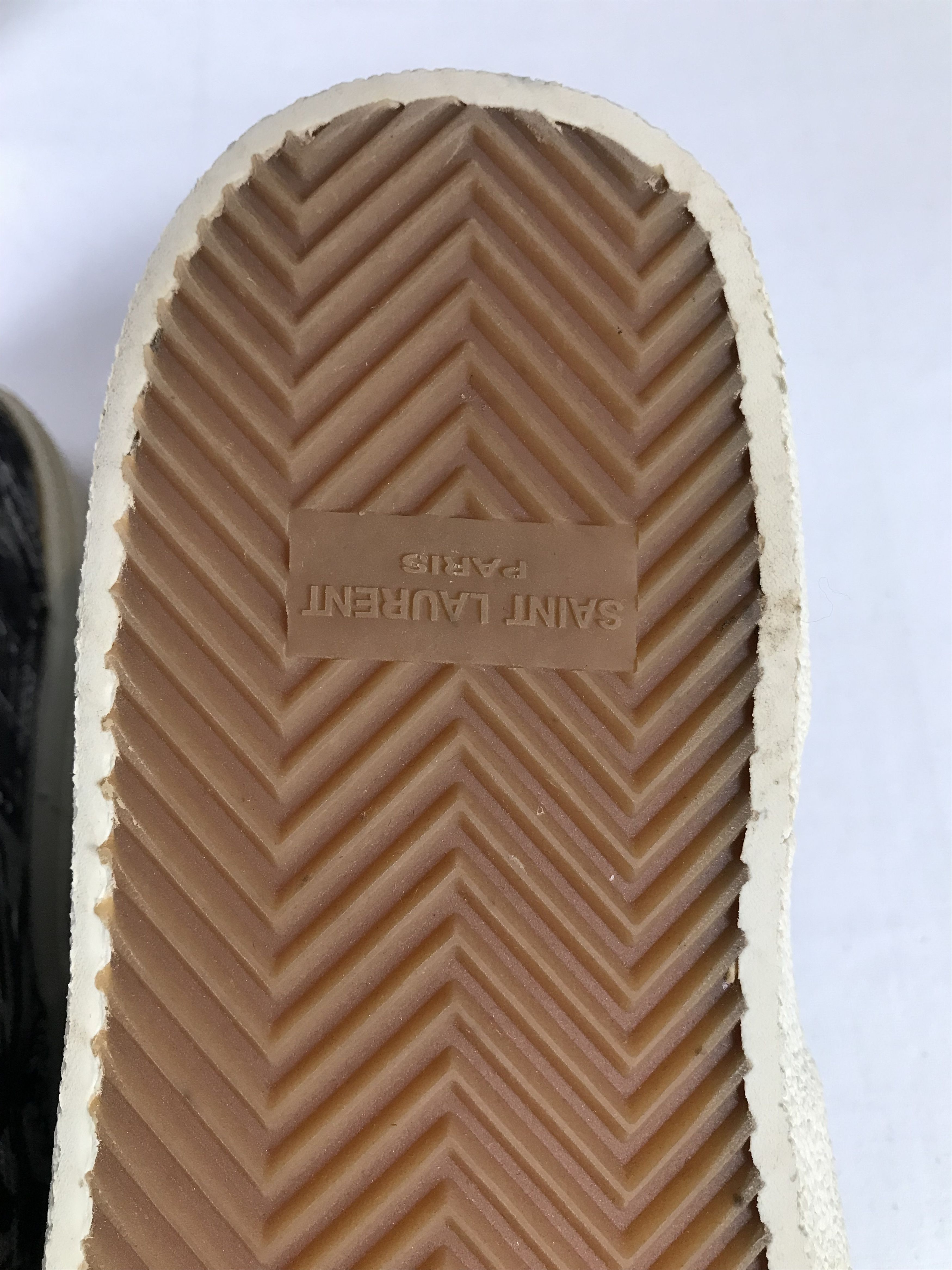 Saint Laurent Paris Saint Laurent Canvas Black & White Sneaker Size US 10 / EU 43 - 9 Thumbnail