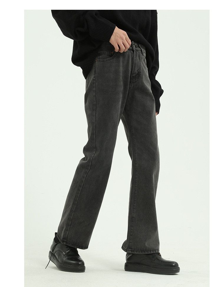 Japanese Brand × Jean Grey Washed Straight Bootcut Jeans Size US 32 / EU 48 - 4 Thumbnail