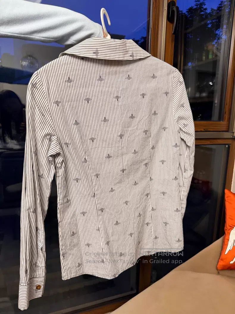 Vivienne Westwood Vivienne Westwood Vintage Saturn striped shirt Size S / US 4 / IT 40 - 2 Thumbnail