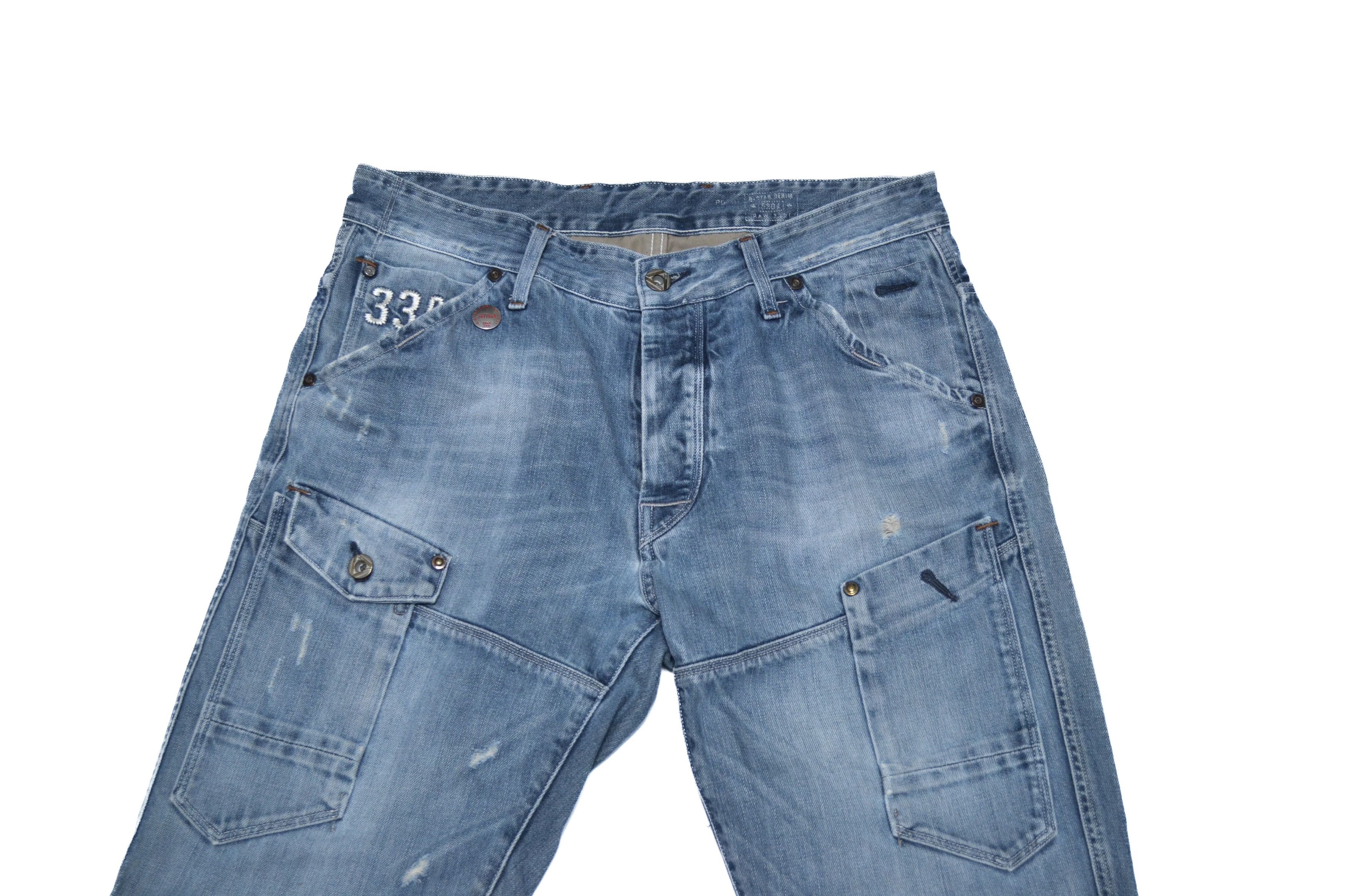 G-Star G-Star Y2K General 3D Tapered Men’s Blue Multi-pocket Jeans Size US 34 / EU 50 - 2 Thumbnail