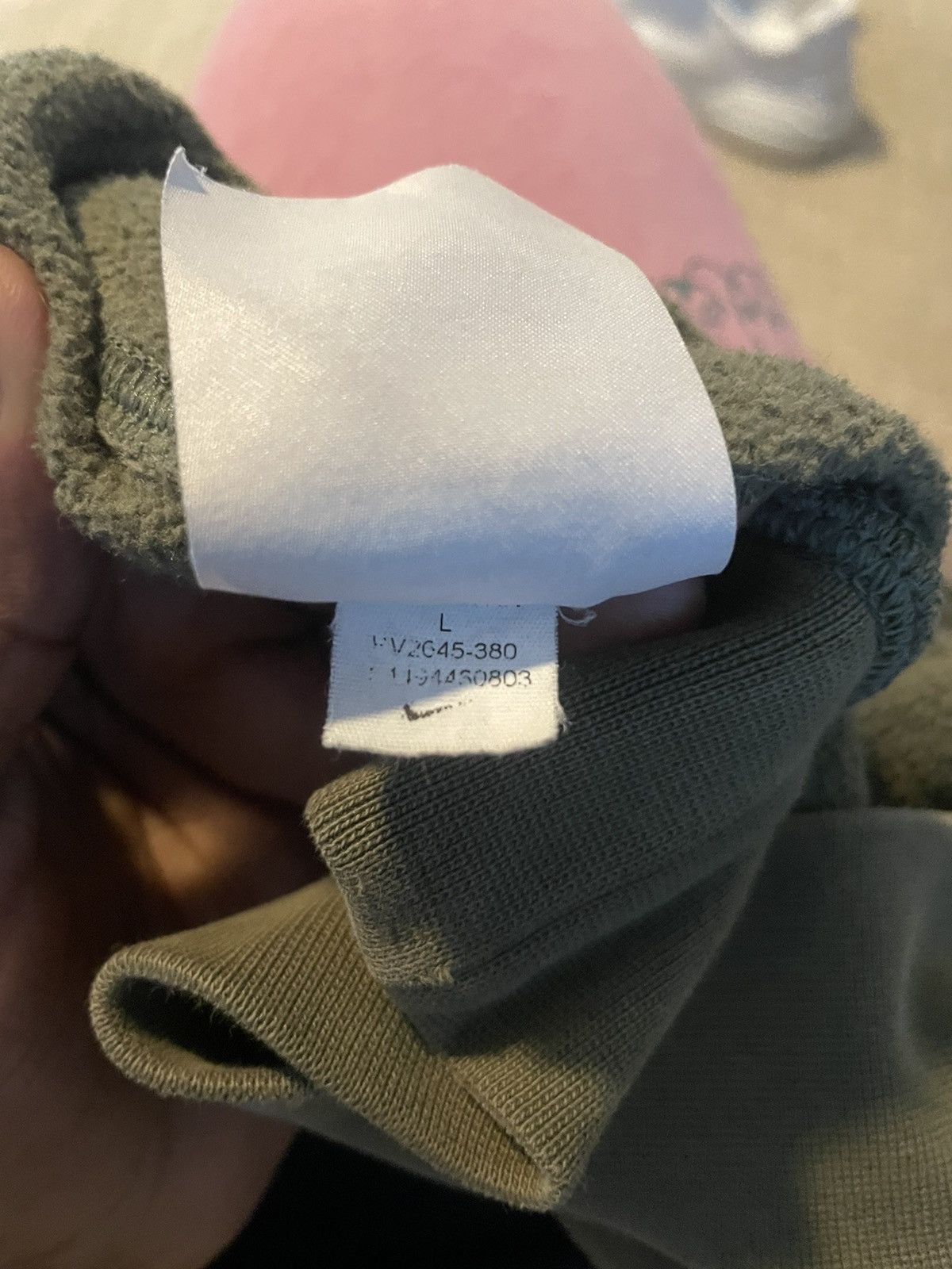 Nike Nike ZipUp Hoodie Olive Green Size US L / EU 52-54 / 3 - 3 Thumbnail