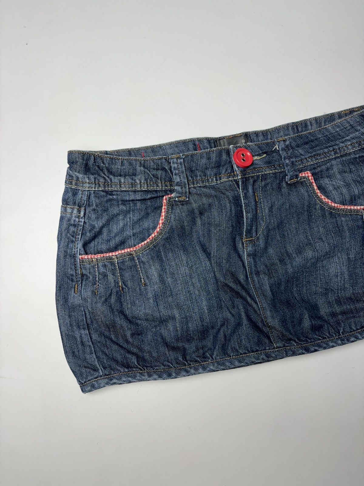 Vintage Vintage balloon style mini denim skirt Size 30" / US 8 / IT 44 - 4 Thumbnail