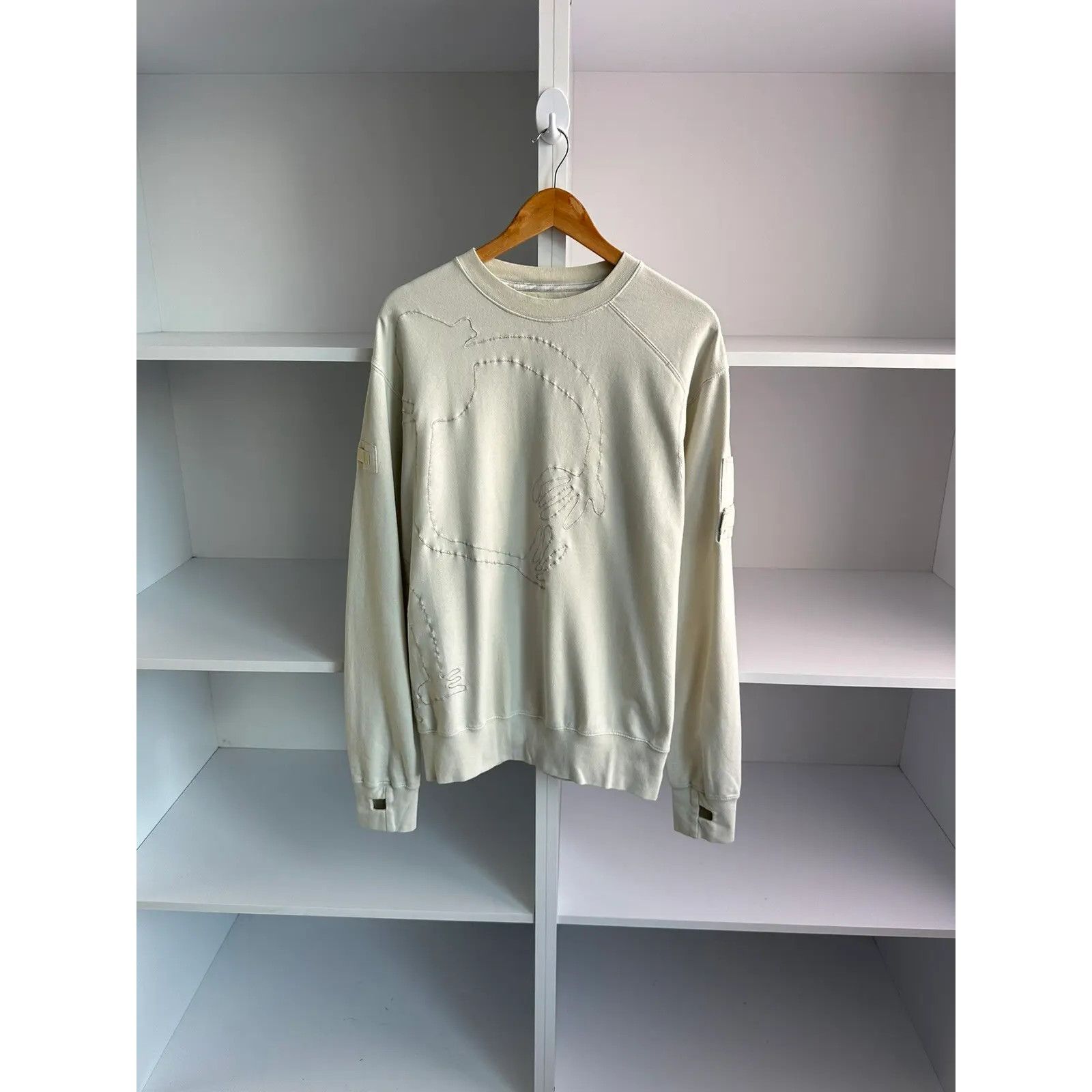 Maharishi VTG Maharishi Avant Garde Archival Beige Sweatshirt Size US M / EU 48-50 / 2 - 1 Thumbnail