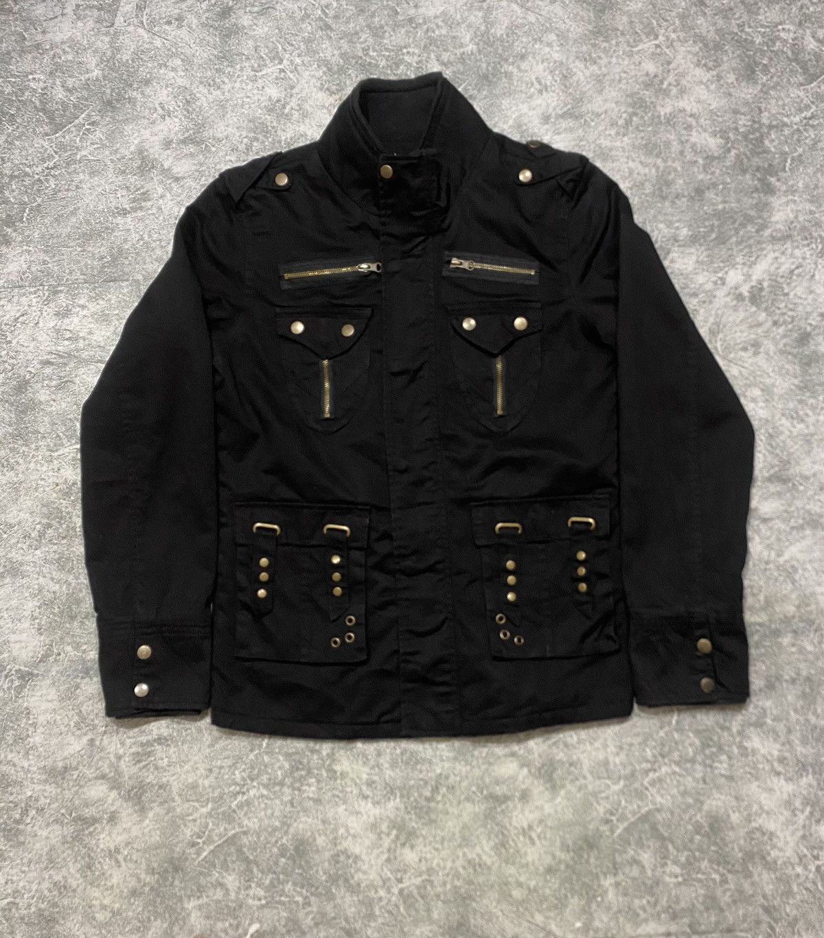 Le Grande Bleu (L.G.B.) Agate Vintage Bondage Rock Jacket Size US M / EU 48-50 / 2 - 1 Thumbnail