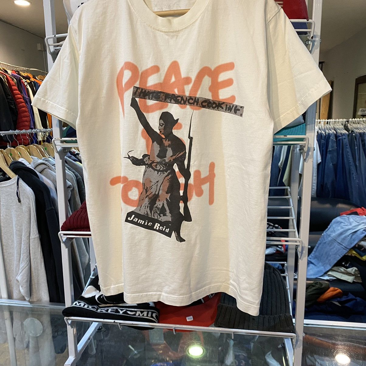 Band Tees JAMIE REID x SEX PISTOLS T Shirt Peace Is Tough Tee Size US L / EU 52-54 / 3 - 4 Thumbnail