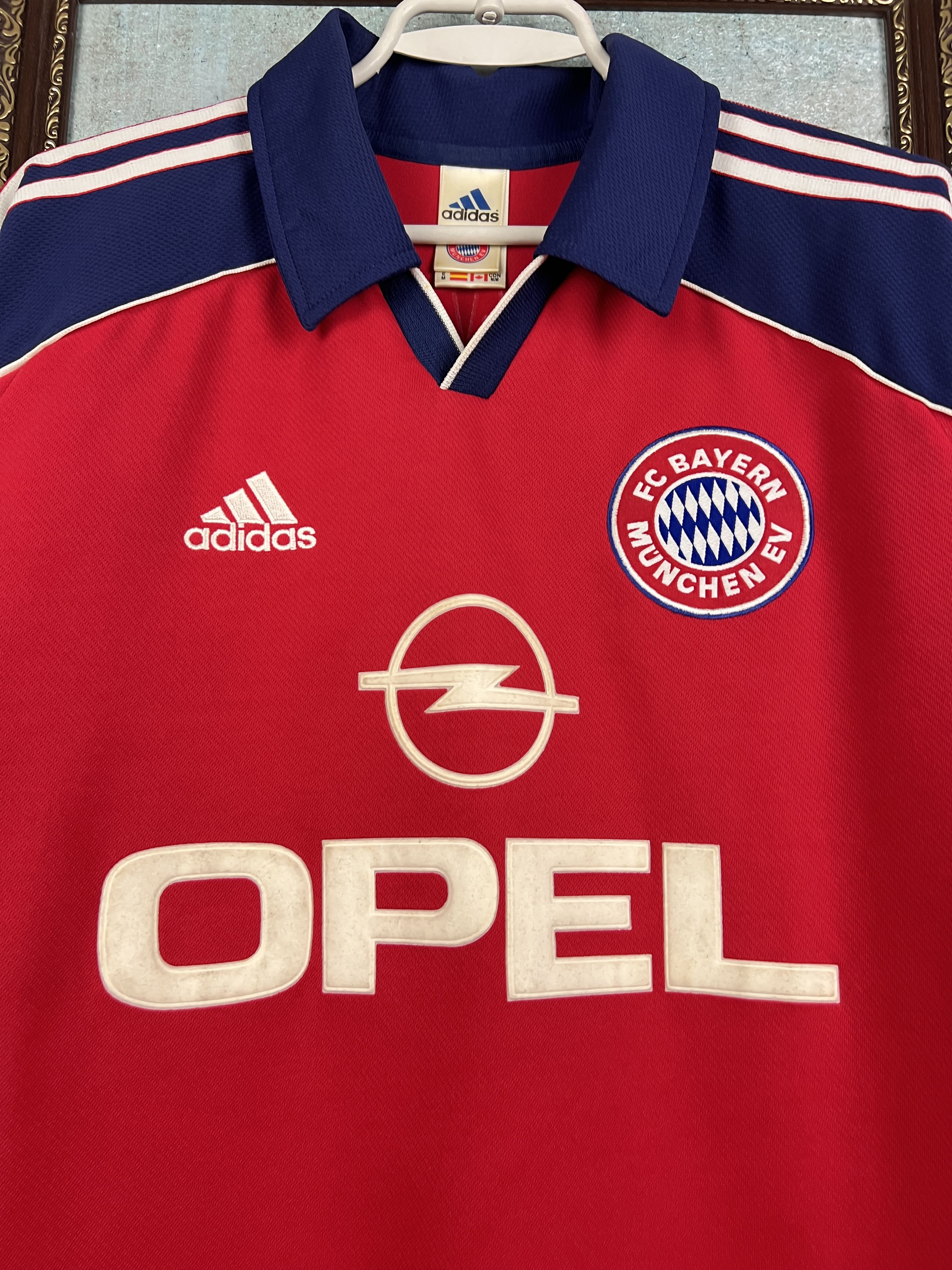 Adidas Bayern Munich Home football shirt 1999 Soccer Jersey Trikot Size US M / EU 48-50 / 2 - 3 Thumbnail