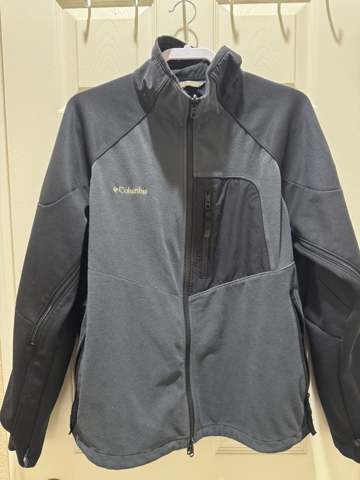Columbia Columbia Titanium Fleece Jacket Black/Charcoal Full Zip Size US XL / EU 56 / 4 - 2 Thumbnail
