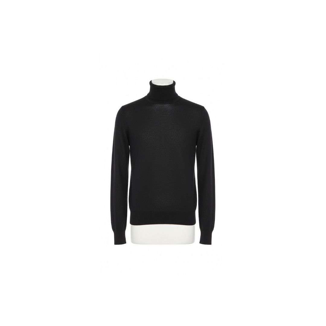 Saint Laurent Paris oc11z0126 752350 Long Sleeve T-Shirt in Noir Size US M / EU 48-50 / 2 - 1 Thumbnail