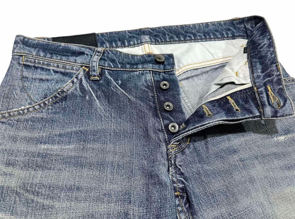 Attachment 🔥Sick Y2K Attachment Flared Denim J Cut Curved Distressed Size US 32 / EU 48 - 6 Thumbnail