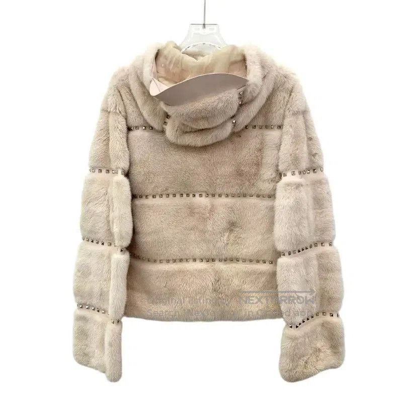 Valentino Valentino Beige Leather Women's Jacket . Size XXS / US 00 / IT 34 - 1 Thumbnail