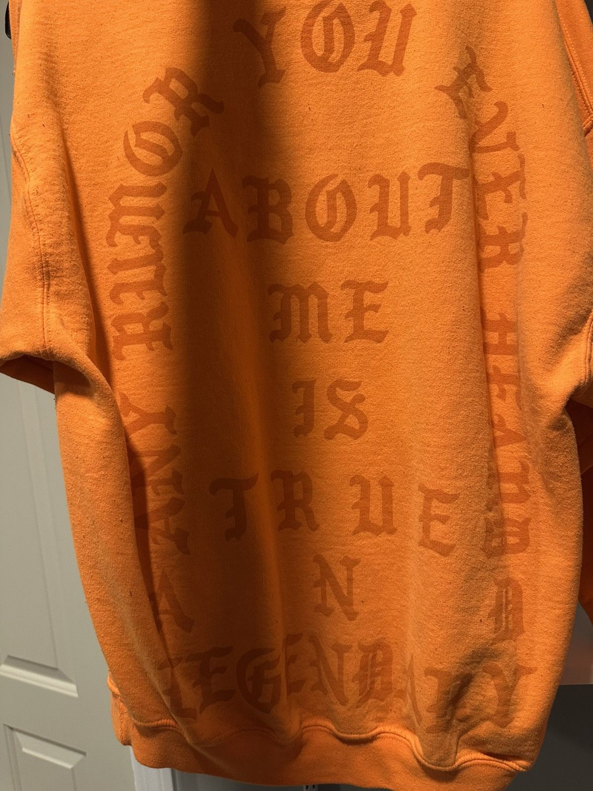 Kanye West Life of Pablo TLOP Boston Orange Hoodie Legendary Runor Size US L / EU 52-54 / 3 - 2 Thumbnail