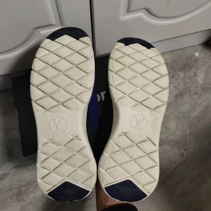 Louis Vuitton Louis Vuitton Blue Black Sports Sneakers -2508 Size US 7.5 / EU 40-41 - 4 Thumbnail