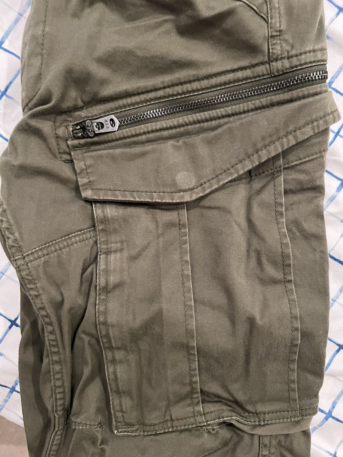 Japanese Brand × Vintage G-Star RAW Rovic Zip 3D Regular Tapered Cargo Pants Size US 28 / EU 44 - 6 Thumbnail