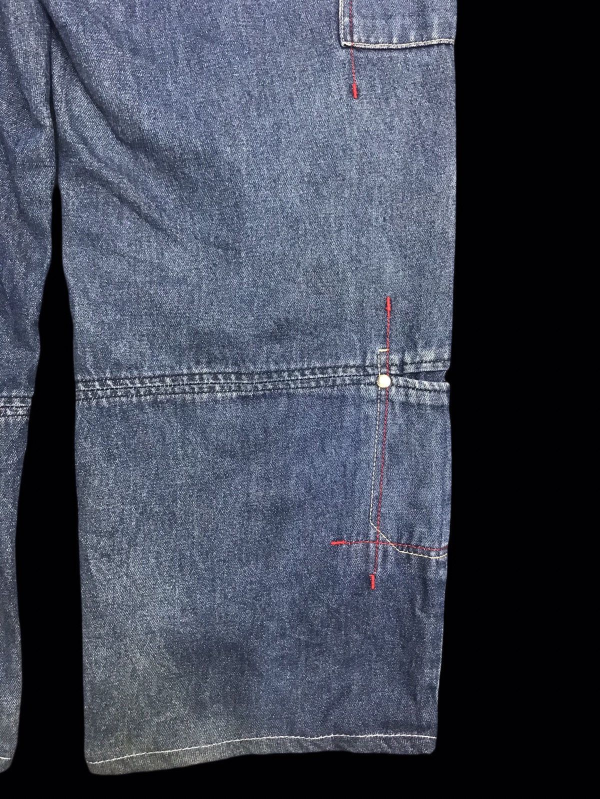 Japanese Brand 💥BAGGY💥TRANSER BAGGY RAPPER DENIM F294 Size US 27 - 12 Thumbnail