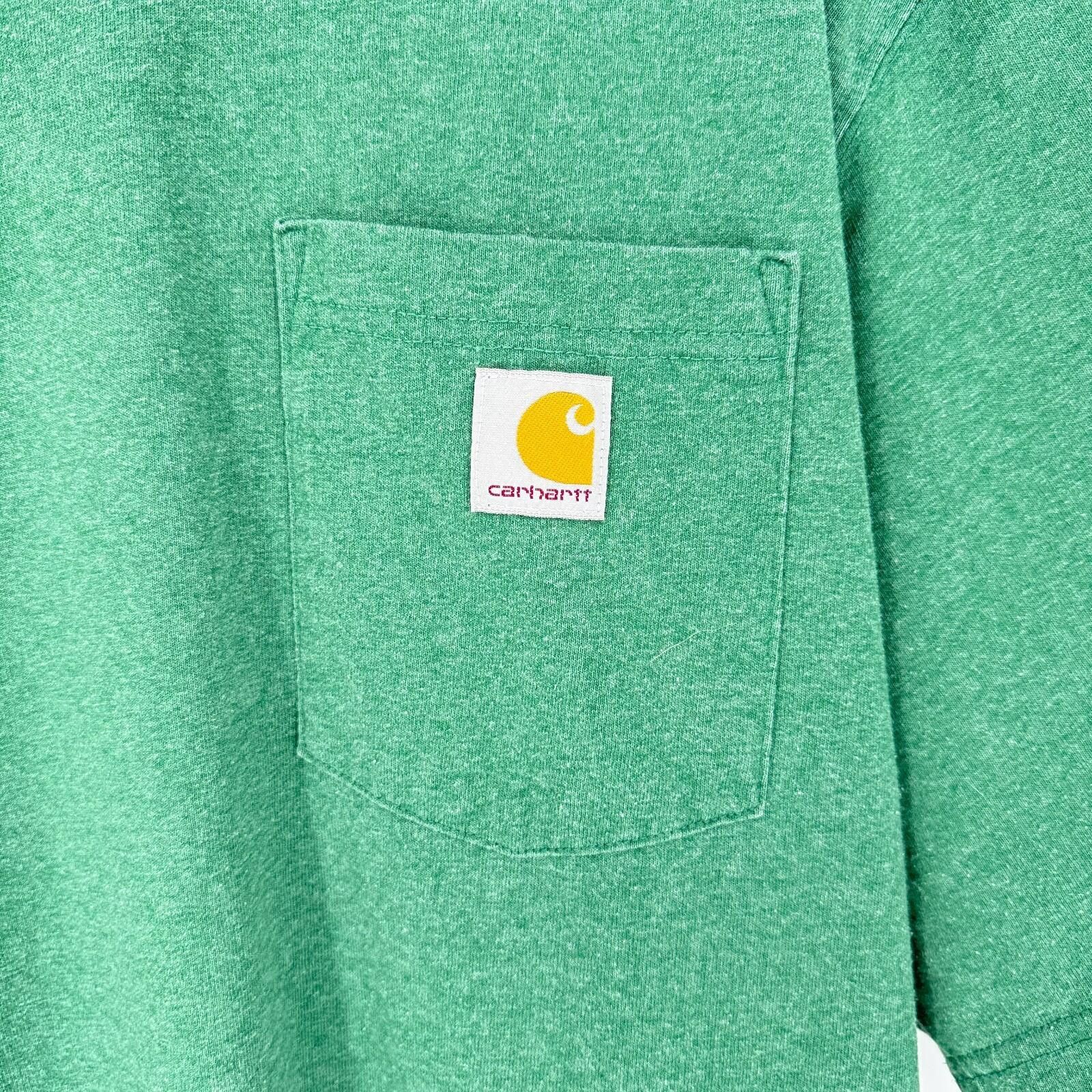 Carhartt Carhartt Pocket Green Loose Fit Heavyweight Workwear Mens L Size US L / EU 52-54 / 3 - 4 Thumbnail