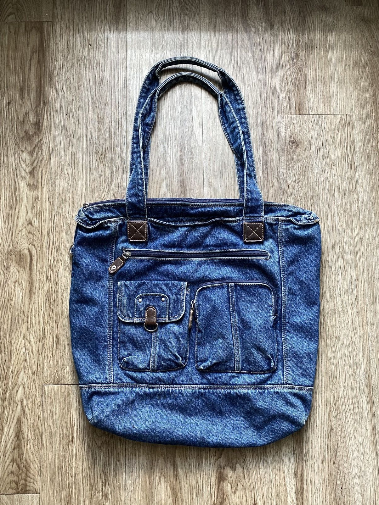 Vintage Y2K Cargo Zip Tote Bag Size ONE SIZE - 1 Thumbnail