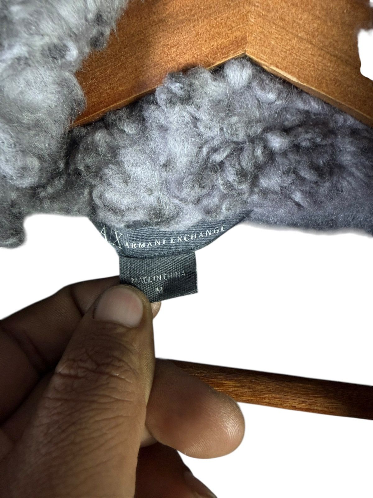 Armani Exchange Armani Exchange Faux Fur Hood Tie Belt Size XS / US 0-2 / IT 36-38 - 6 Thumbnail