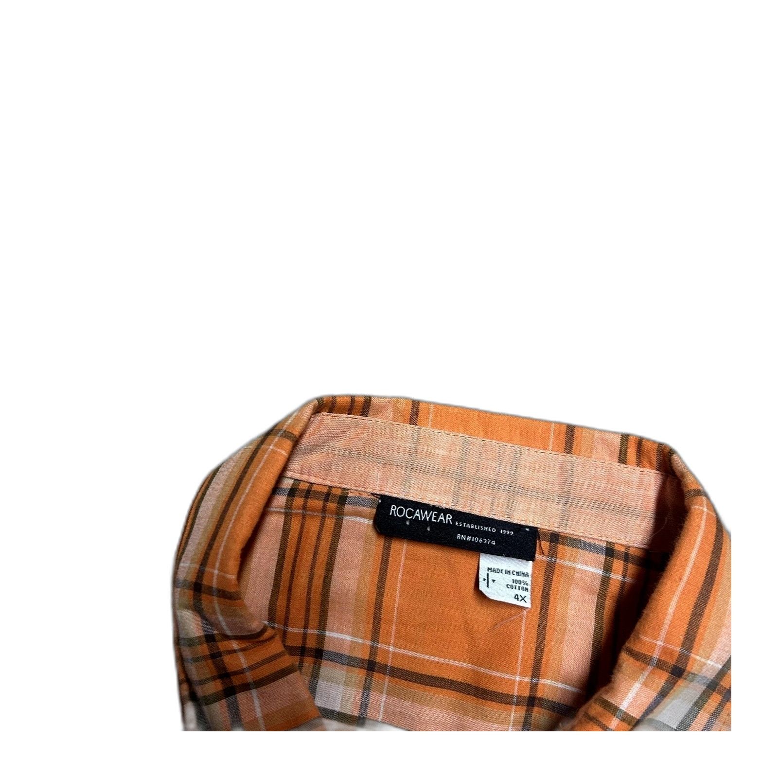 Rocawear Vintage Y2K Rocawear Denim Master Brown Long Sleeve Button u Size US XXL / EU 58 / 5 - 3 Thumbnail