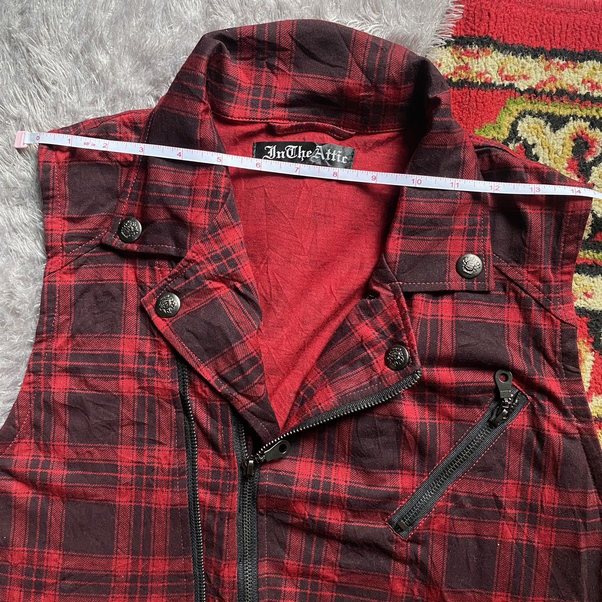 In The Attic × Japanese Brand 🔥SALE🔥 In The attic double collar punk vest Size US M / EU 48-50 / 2 - 11 Thumbnail