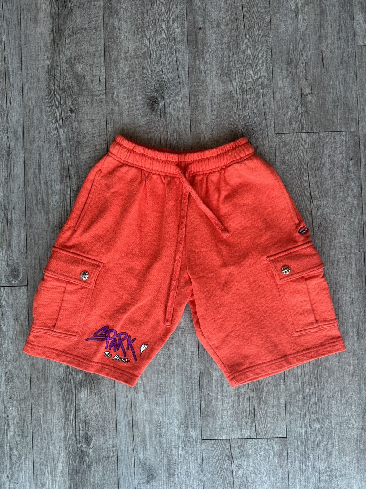 Image of Chrome Hearts Shorts Matty Boy in Orange, Men's (Size 30)