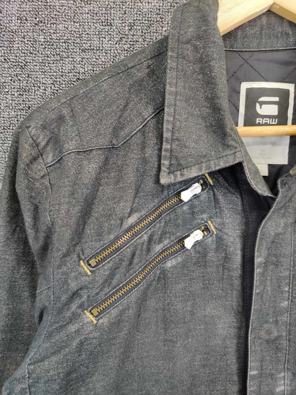 G-Star Vintage G Star Raw Denim 3301 Overshirt Jacket Size US M / EU 48-50 / 2 - 6 Thumbnail