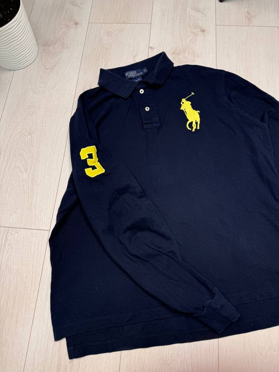 Polo Ralph Lauren VINTAGE POLO RALPH LAUREN BIG LOGO RUGBY LONG SLEEVE Size US XL / EU 56 / 4 - 4 Thumbnail