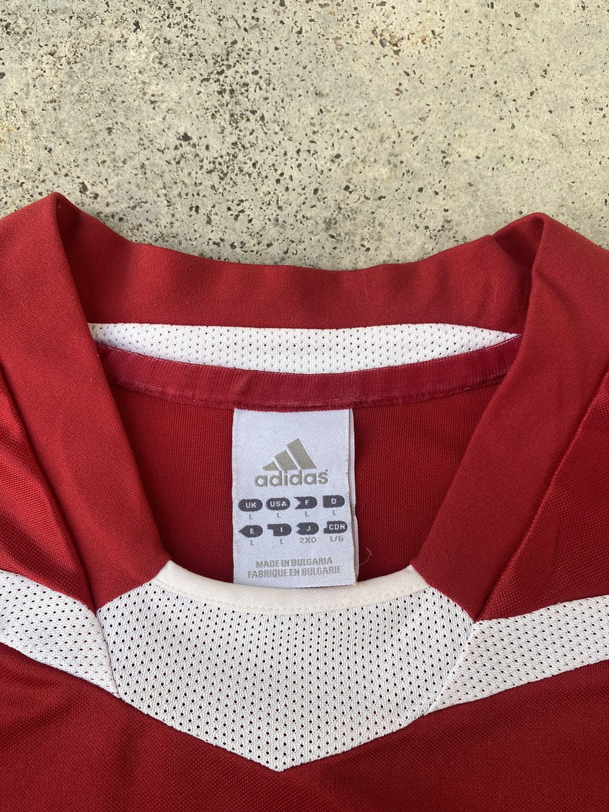 Adidas Denmark 2006/08 International Home Soccer Jersey Size US XL / EU 56 / 4 - 5 Thumbnail