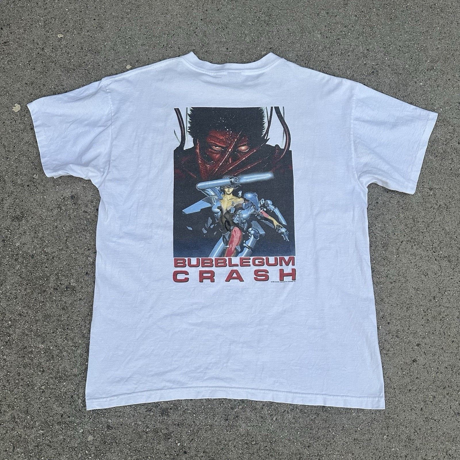 Anime × Fashion Victim × Vintage Vintage 90s 1996 Fashion Victim Bubblegum Crash Anime Tee Size US XL / EU 56 / 4 - 3 Thumbnail