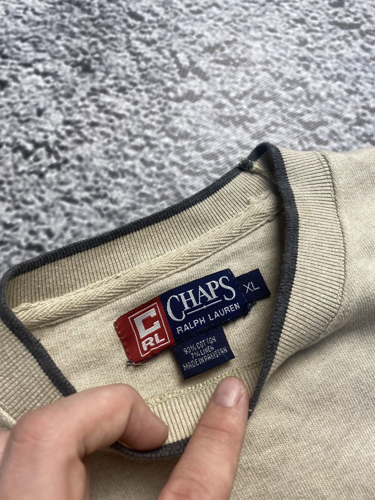Chaps × Chaps Ralph Lauren × Polo Ralph Lauren Chaps Ralph Lauren big logo vintage very rare sweater Size US XL / EU 56 / 4 - 5 Thumbnail