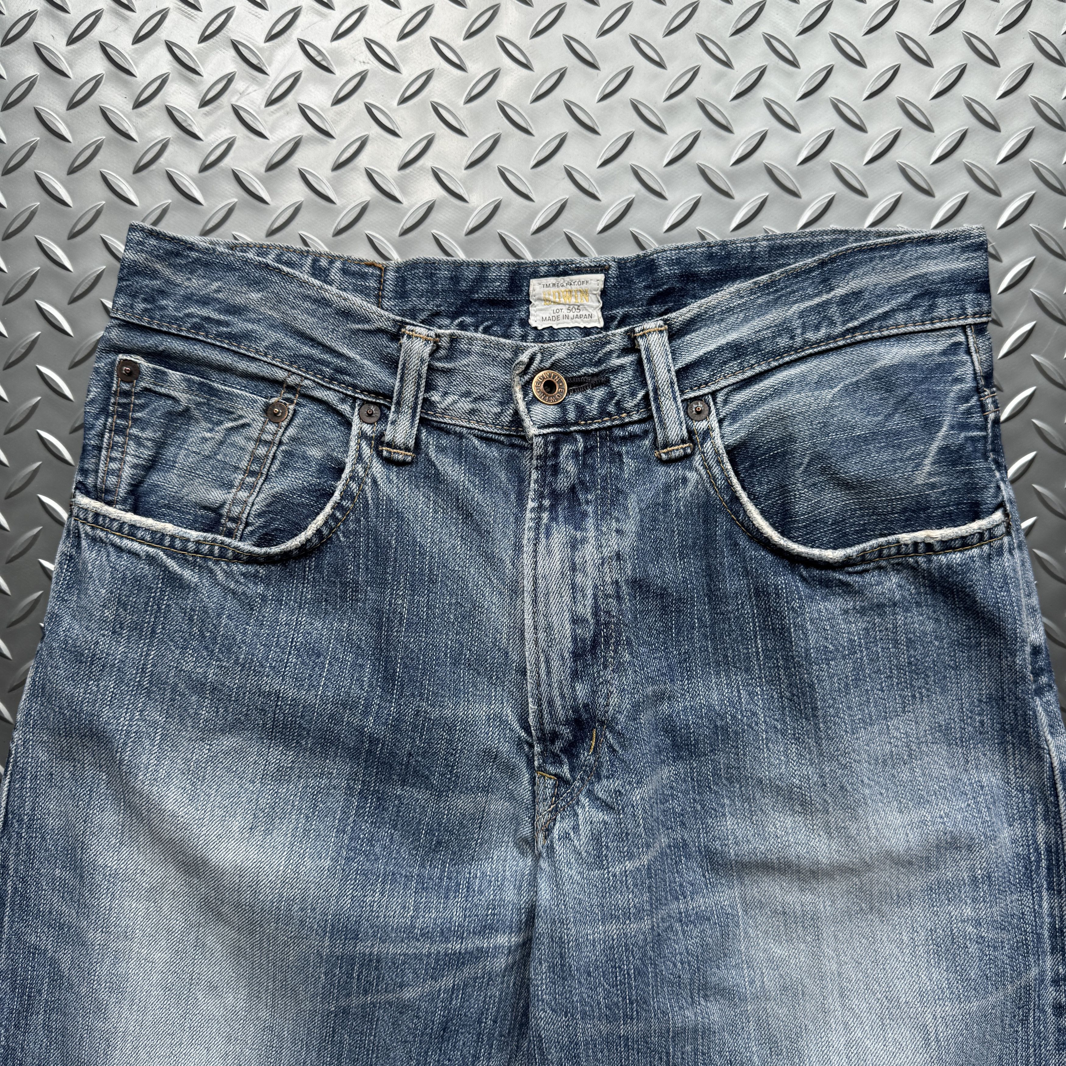 Edwin Edwin 505Z Selvedge Denim Size US 29 - 2 Thumbnail