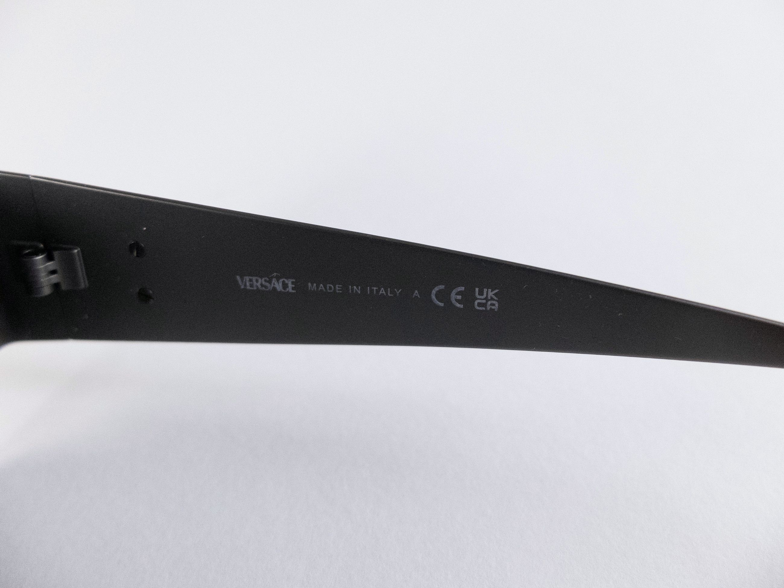 Versace VERSACE La Medusa metallic metal rectangle sunglasses Size ONE SIZE - 9 Thumbnail