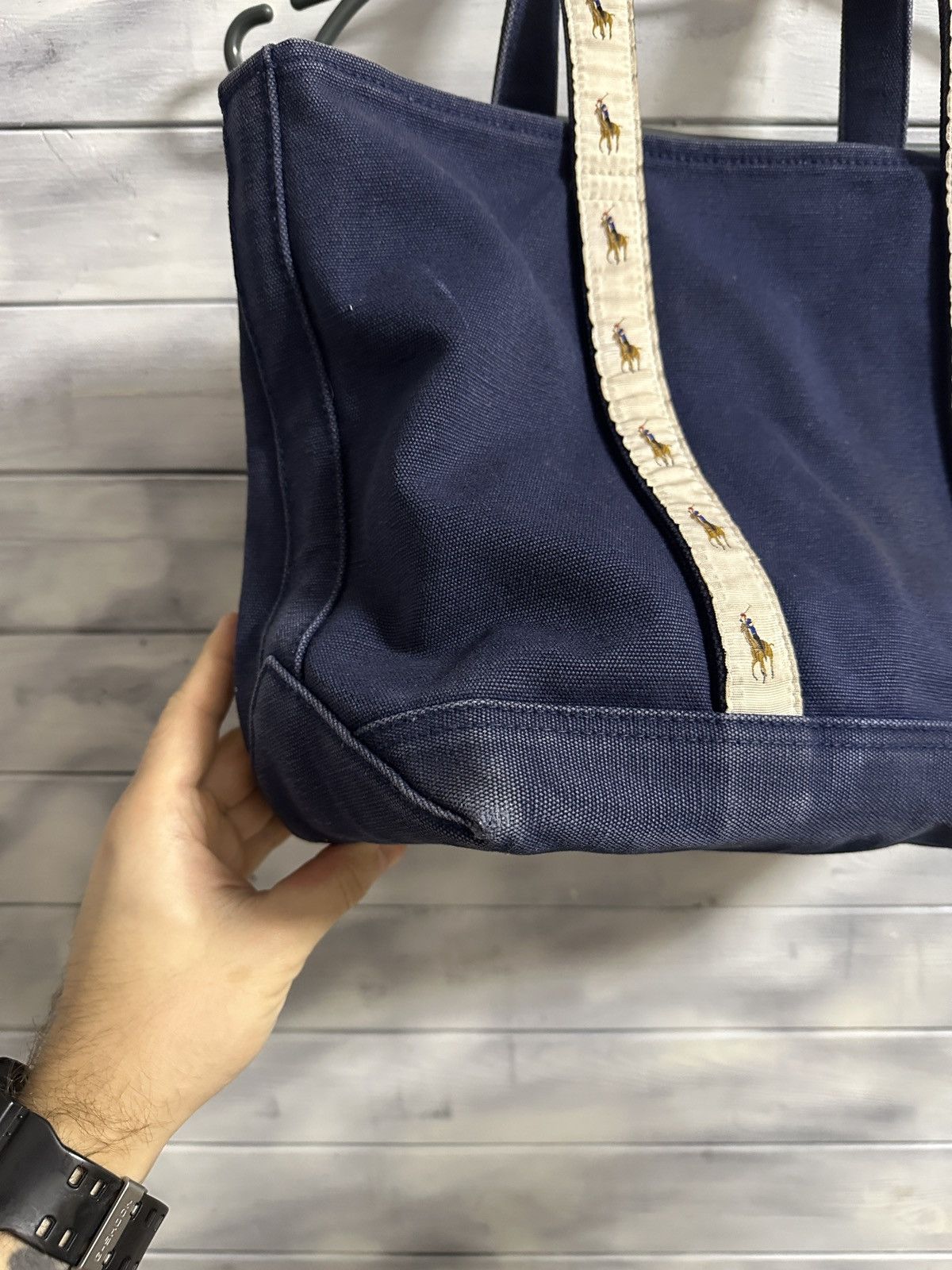 Ralph Lauren × Vintage Rare Bag Ralph Lauren Multilogo Luxury. Size ONE SIZE - 8 Thumbnail