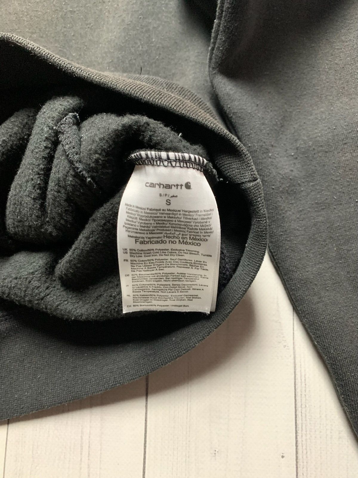 Carhartt Wip × Vintage Vintage Carhartt Wip sweatshirt size S logo black/Brown Size US S / EU 44-46 / 1 - 4 Thumbnail