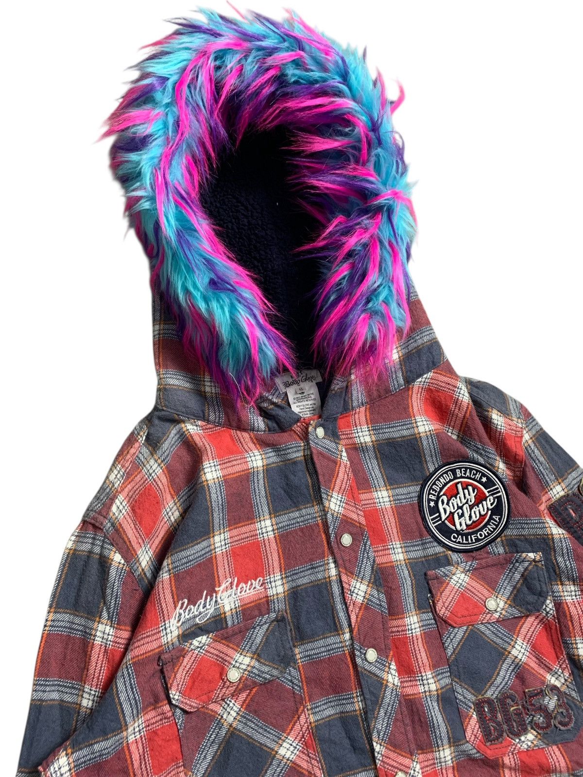 Japanese Brand SURF STYLE BG53 SHIRT FUR HOODIE POEM JUNYA IFSIX LGB STYLE Size US L / EU 52-54 / 3 - 3 Thumbnail